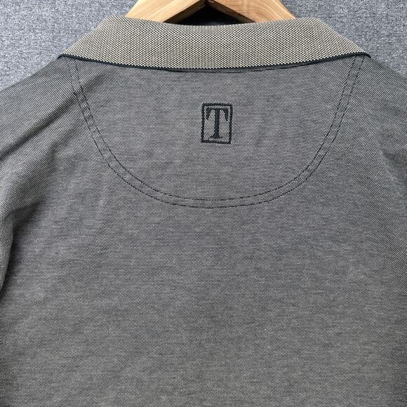 Tehama Clint Polo Shirt Men's Large 100 Pima Cotton Double Mercerized Fox Hollow - Picture 9 of 13